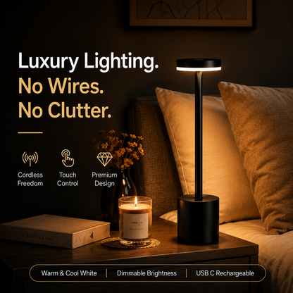Home Co™ Aura Wireless Touch Table Lamp