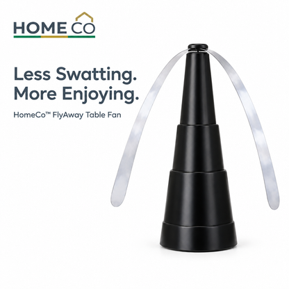 Branded FlyAway product image with HomeCo logo and headline