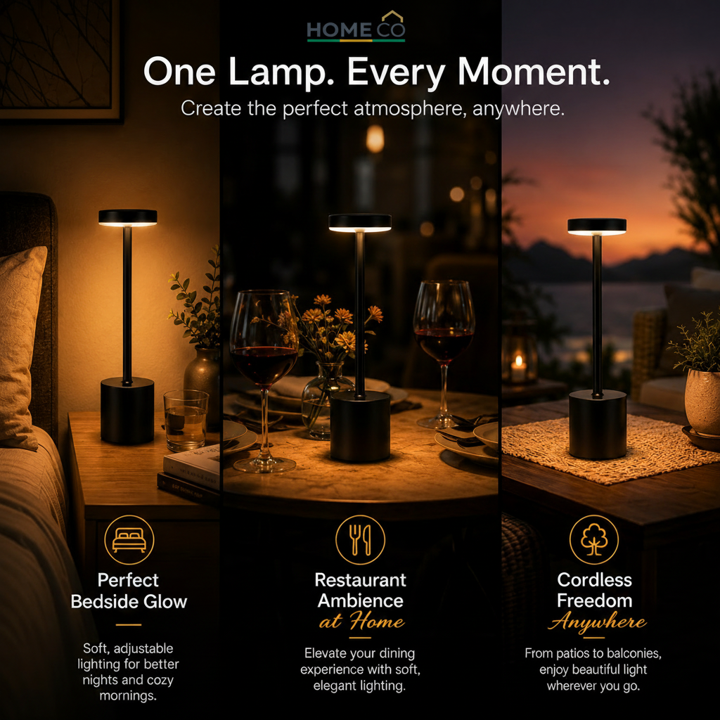 One Lamp Every Moment - Home Co Logo